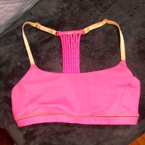 Used peach colored Lululemon Bra size 4